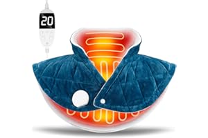 XINSONYUELL Heizkissen für Rücken und Nacken: Wärmekissen Nacken Schulter mit mit Abschaltautomatik und Überhitzungsschutz, Wärmegürtel Rücken 46 x 56 cm, 5 Temperaturstufen und 4 Zeitschaltuhren