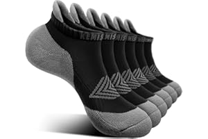 KEMISANT Chaussettes Femme 6 Paires, Chaussettes Basses de Sport Chaussettes Courtes,Soquette Anti Ampoule