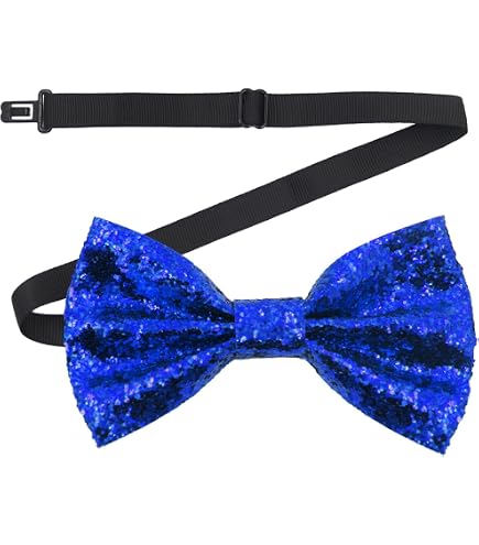Fliege Fasching 2x Glitzer-Fliegen Set – Verstell Produktbild-Vorschau 6
