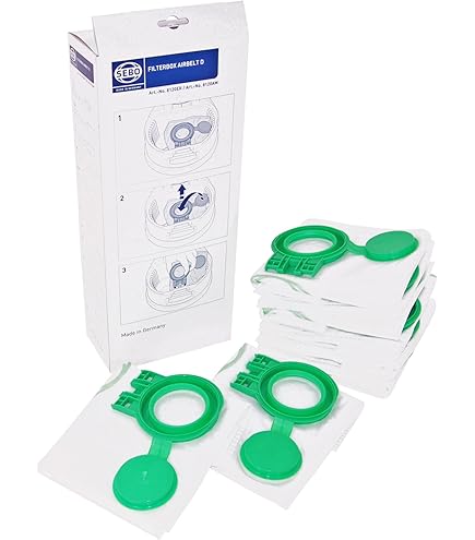 SEBO Airbelt K /D /C Serie zwart/zilver strepen | 6047ER 10
