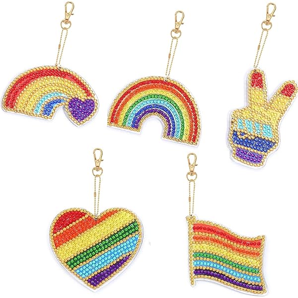 Portachiavi LGBT Pride Transgender arcobaleno per portachiavi moto ricamo portachiavi portachiavi portachiavi portachiavi zaino Chaveiro decorazione  36