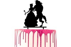 CARISPIBET Decorazione per torta nuziale Bellezza e mostro Fantasia torta strumento decorativo Tema del film