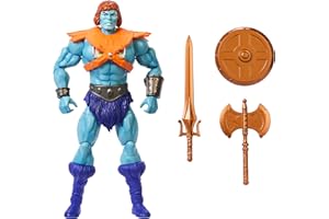 Masters of the Universe Masterverse Vintage Collection Faker 7-inch Motu Blue-skinned Robot He-Man Villain with Accessories JBP94 [Multi-Colour]
