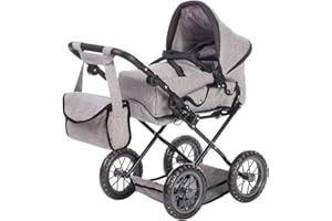 KNORR TOYS KNORRTOYS.COM 63187 Knorrtoys 63187-Puppenwagen Ruby-stoneblack Puppenwagen, 51 x 37 x 64 cm