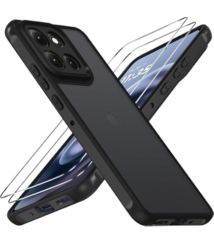 Jeelar ESONG Antichoc Coque Para Motorola Edge 30 Neo,TPU PC Housse Protection de Qualité
