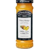 St Dalfour PINEAPPLE &amp; MANGO Jam 284g 100% Fruit No Added Sugars | 100% fruit No cane sugar, no sweeteners, no dyes, no flavo