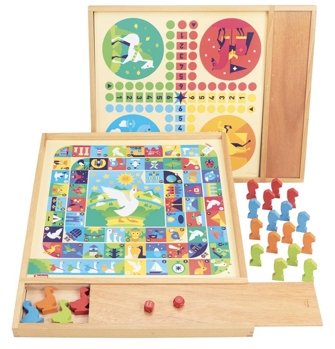 Jogo de Tabuleiro Ludo Com Dado e 16 Pinos - Coluna - Jogos de