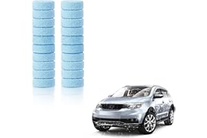 teng hong hui 20 Pieces Screen Wash for Cars, Car Windshield Glass Cleaner Concentrated Washer Tablets Solid Car Effervescent Tablets Glass Washer Wiper Cleaning Tablets for Car Kitchen Window