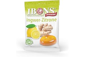 ‎IBONS IBONS Lutschbonbons 75g zuckerfrei (Ingwer-Zitrone)