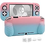 Cybcamo Protective Case for Nintendo Switch Lite 2019，Silicone Grip Case with Anti-Scratch and Shock-Absorption[Self Stand][4