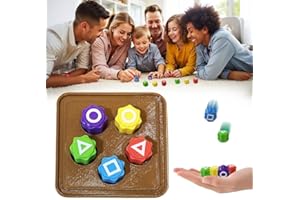 HOIDOKLY 2025 New Koreanisches Volksspielset, Traditionelles Koreanisches Spielspiel– Jebi Chagi, Gong-gi, Biseokchigi, Paeng-y, Ddakji (5PCS+Base)