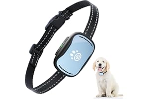 PCEOTLLAR Collar Antiladridos Perros Pequeños, Collare Antiladridos Automático con 7 Niveles de Sensibilidad y Vibración/Sonido, Seguridad Collar Antiladridos con Descarga para Perros Medianos/Grandes