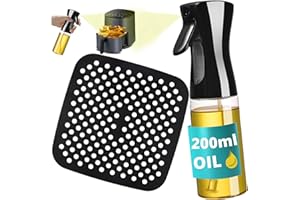 Uonel INDUSTRY Pulverizador de aceite Accesorios COSORI Silicona Air fryer cuadrada - Spray aceite cocina Freidora aire Aceitera oliva vaporizador - Difusor