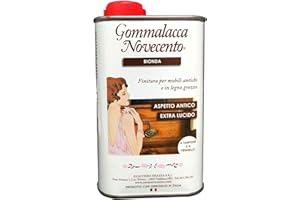 Cera Novecento 0831 Vernice Gommalacca Bionda, Neutro, 250 ml