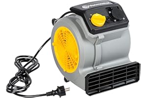 ‎VACMASTER Vacmaster Air Mover Fan | Carpet Dryer Fan 3-Speed Mini Fan Quiet and Lightweight for Cooling, Ventilation and Drying