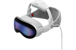 iofeiwak Correa para la cabeza compatible con Apple Vision Pro, correa ajustable para la cabeza con almohadillas de esponja suave