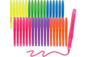 colpart Textmarker Pastell Highlighters 30PCS-6Bright Assorted Colors Chisel Tip Aesthetic Highlighters Markers Pens Set,No Bleed Dry Fast Stifte For Journal-Notes Office School Supplies…