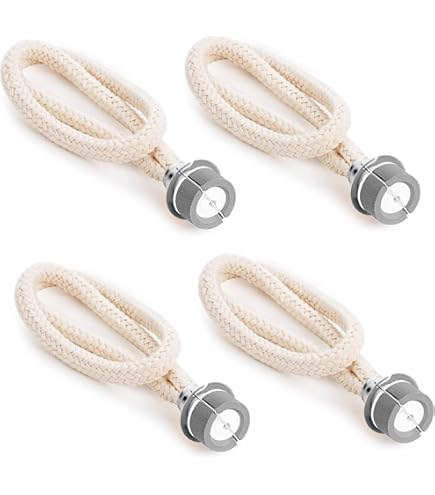 YceLon Öllampen Docht 10 Meter - 6mm Ersatzdocht Für Gartenfackeln & Lampen