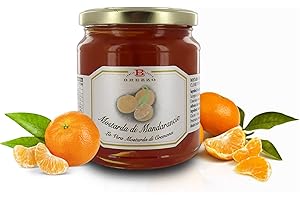 Brezzo - Moutarde de Mandarancio (mandarines) de Crémone 380 gr - Produit artisanal italien