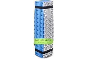 ‎ALPTEQ Alpteq® SchlafPlatz Isomatte faltbar – IXPE Thermomatte & Schlafmatte für Camping & Wandern, Ultraleicht, wasserdicht, isolierend, Outdoor Schaumstoffmatte