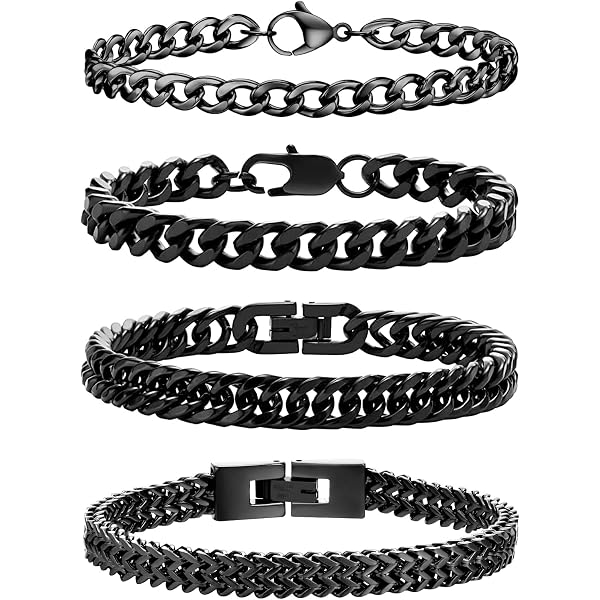 COOLSTEELANDBEYOND Testa di Leone Braccialetto, Bracciale da Uomo, Acciaio, Barbozzale, Lucidato a Specchio, Gotico, Rock Punk