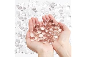MAAK Clear Water Beads 50000pcs & 5000pcs Large Gel Balls Transparent Water Gel Jelly Balls Floating Pearls, Floating Candle Making, Wedding Centerpiece Arrangement