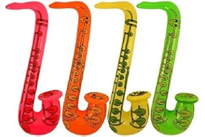 NOVELTIES DIRECT Inflatable Saxophone 75cm