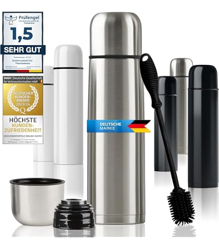 PARIS 2024 Isolierflasche – Offizielles Maskottchen Design, 50 Cl, Blau, Edelstahl, Thermosfunktion