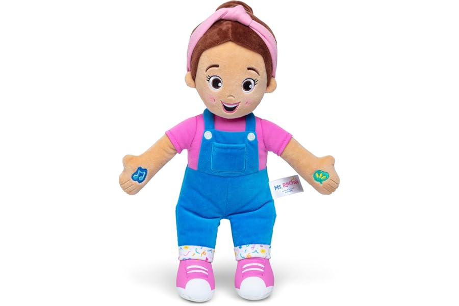 Ms. Rachel Official Speak & Sing Doll, 16” Tall Interactive Toy with 4 Songs & 16+ Phrases, Toddler Toys for Girls & Boys Ages 6 Months to 3+ Years, Pink