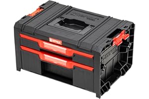 Qbrick Armario para herramientas con cajones (45 x 32 x 24,5 cm, 2 cajones)