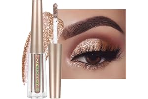 ‎ANGLICOLOR Anglicolor Flüssiger Diamond Glitter Lidschatten und Eyeliner-Stift mit Sternen-Pailletten, Meerjungfrauen-Lidschatten, langanhaltend, pigmentiert, wasserdicht, für glitzernde Augen (#15)
