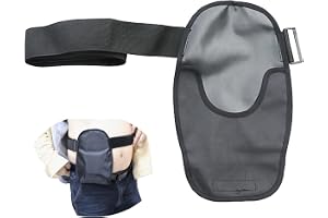 homfanseec Ostomi väskskydd vattentät kolostomi väskskydd med justerbart elastiskt fixeringsband, universellt stomifodral för ileostomi ostomi tillbehör för kvinnor män