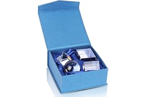 KEKAFU Set Fotografico con prismi in Cristallo Ottico - Sfera di Cristallo - Cubo Prisma - Prisma Triangolare - Piramide di Cristallo K9 con Confezione Regalo e Panno per la Pulizia