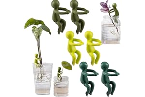 SZXLSP Propagation Buddies klammern für Pflanzen, pflanzenklammern, Pflanzen klammern niedliche Pflanzenstützen für eine Pflanzenvermehrungsstation oder einen Indoor-Garten (6 Pcs)