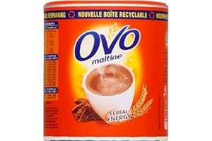 BO TIME Poudre Malt Chocolat Ovomaltine 350g/Boite - Offres de 1, 2, 3 et 4 Boites - Livraison Gratuite France (3 boites)