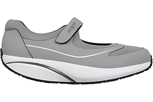 MBT BARIDI 2 damskie balerinki sportowe do chodzenia, anatomiczne wygodne buty do chodzenia. Fizjologiczne buty komfort i stabilność z zakrzywioną podeszwą, casualowe manolety z rzepem