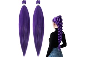 MUNSKT - 2 trenzas sintéticas preestiradas, peluca rumi, trenzas pre estiradas p - Urpel Halloween disfraz de fiesta