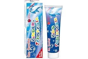 ‎ONE DROP ONLY One Drop Only® Kinderzahnpasta mit Himbeergeschmack - Kinderzahncreme für starke und gesunde Milchzähne mit Fluorid. (1 x 50 ml)
