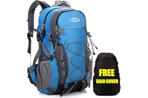 Meisohua Zaino da Trekking Outdoor Donna e Uomo con Protezione Impermeabile per Alpinismo Arrampicata Equitazione ad Alta capacità Borsa da Viaggio,Multifunzione, 40 Litri
