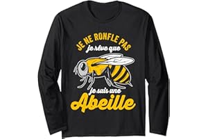 CADEAU APICULTEUR FEMME & HOMME ABEILLE TEE SHIRT Apiculteur Tshirt Homme Humour Abeille Cadeau Apiculture Manche Longue