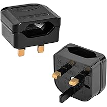Adattatore Di Viaggio UE A UK Adattatore Di Viaggio: Spina Schuko UE A 3 Pin Per UK, 13A, Nera - Convertitore Presa Per Inghilterra Adattatore Viaggio Uk Con Messa A Terra - Foto 2