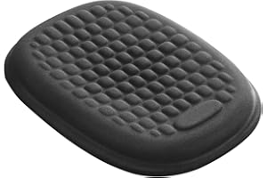 Vaydeer Coussin de Coudes Érgonomique Gel et Mousse à Mémoire de Forme Bureau, Gaming, Ordinateur, Ordinateur Portable, Mac - Noir