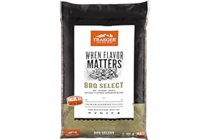 Traeger Grills 100% All-Natural Wood Pellets for Smokers, BBQ, Bake, Roast, 30 lb. Bag
