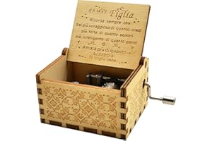 Luteney Regalo per Figlia Speciale,Idea Regalo per Figlia Compleanno,You Are My Sunshine Carillon per Figlia