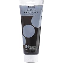 Pébéo Studio Gouache 220 Ml – Colore Viola Cobalto – Pittura A Guazzo Professionale Opaca E Pigmentata