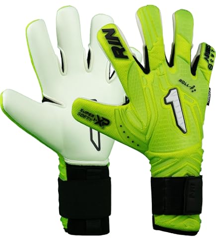 Guantes De Portero Rinat Kratos Turf 2024 - Para Césped Artificial, Corte Negativo, Palma Turf, Unisex Juvenil