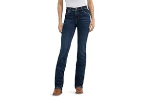 Wrangler Damen Jeans Willow Mid Rise Performance Waist Boot Cut Ultimate Riding Jeans