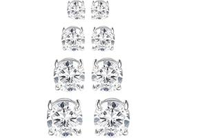 ENIYOU 4 Pair Orecchini Magnetici Orecchini Finti Uomo Orecchini Magnetici Uomo Orecchini Magnetici Donna Orecchini Finti Orecchini Calamita Uomo Orecchini Con Calamita Orecchino Magnetico Uomo