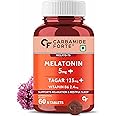 Carbamide Forte Melatonin 5mg Sleep Tablets – Sleeping Pills with 125mg Tagar & Vitamin B6 for Deep Sleep, Restful Nights, and Effective Sleep Dose | Sleeping Tablets for Women & Men – 60 Veg Tablets