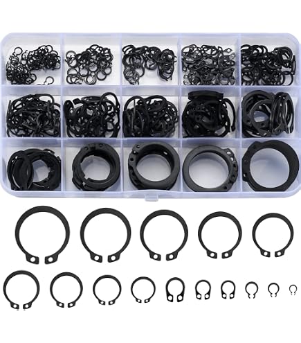 Lot De 100 Bagues De Retenue Interne (circlips) 1-3/4" - Finition Phosphate - Acier Carbone - Réf. Fast-n-rs HO-175